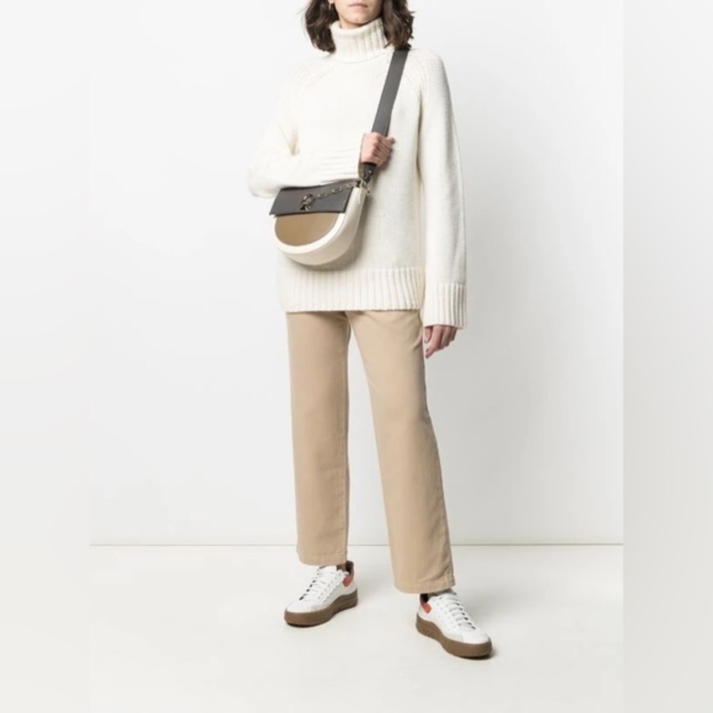 Boyish Harry Straight Leg Trousers Khakis Pleated Relaxed Organic Cotton Size 32